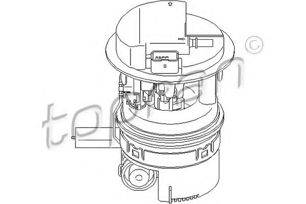 TOPRAN 722 048 Топливный насос для PEUGEOT (Пежо) TOPRAN 722 048 Топливный насос для PEUGEOT (Пежо)