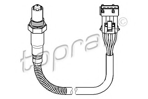 TOPRAN 722 021 Лямбда-зонд для PEUGEOT 407 (Пежо 407) TOPRAN 722 021 Лямбда-зонд для PEUGEOT 407 (Пежо 407)