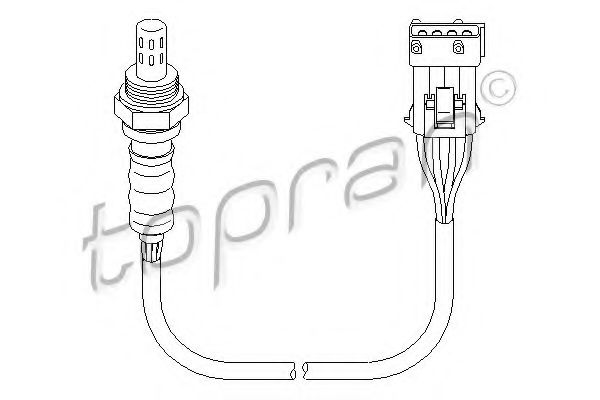 TOPRAN 721 861 Лямбда-зонд для PEUGEOT 206 (Пежо 206) TOPRAN 721 861 Лямбда-зонд для PEUGEOT 206 (Пежо 206)