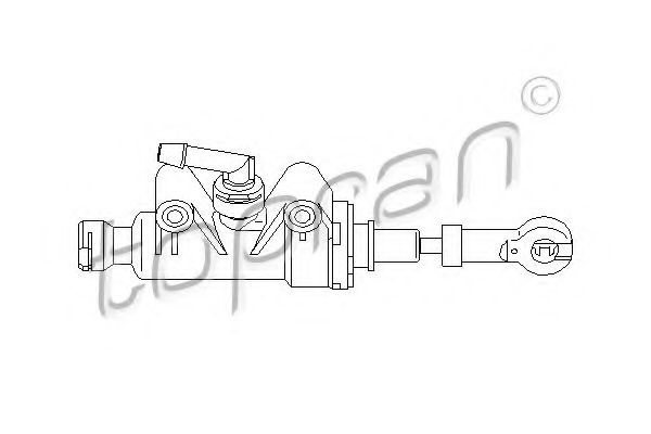TOPRAN 721 491 Главный цилиндр, система сцепления для CITROËN DISPATCH (CитроËн Диспатч) TOPRAN 721 491 Главный цилиндр, система сцепления для CITROËN DISPATCH (CитроËн Диспатч)