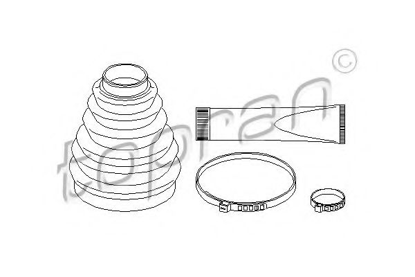 TOPRAN 721 195 Комплект пылника, приводной вал для PEUGEOT (Пежо) TOPRAN 721 195 Комплект пылника, приводной вал для PEUGEOT (Пежо)