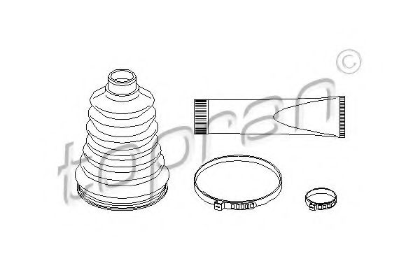 TOPRAN 721 196 Комплект пылника, приводной вал для PEUGEOT RANCH (Пежо Ранч) TOPRAN 721 196 Комплект пылника, приводной вал для PEUGEOT RANCH (Пежо Ранч)