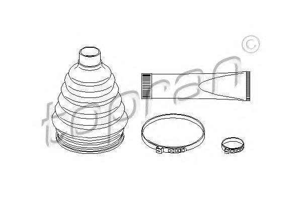 TOPRAN 721 309 Комплект пылника, приводной вал для PEUGEOT EXPERT (Пежо Эxпэрт) TOPRAN 721 309 Комплект пылника, приводной вал для PEUGEOT EXPERT (Пежо Эxпэрт)