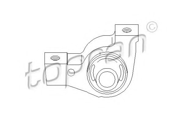 TOPRAN 722 158 Подвеска, рычаг независимой подвески колеса 