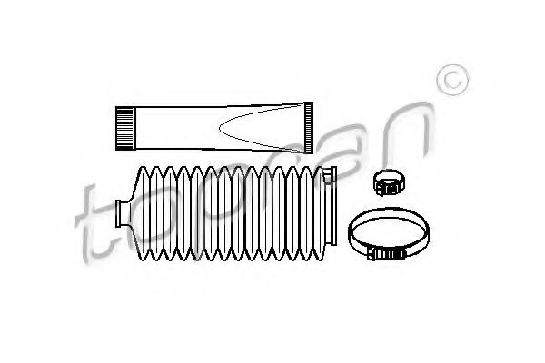 TOPRAN 720 233 Комплект пылника, рулевое управление для CITROëN (Cитроëн) TOPRAN 720 233 Комплект пылника, рулевое управление для CITROëN (Cитроëн)