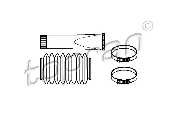 TOPRAN 720 237 Комплект пылника, рулевое управление для CITROëN (Cитроëн) TOPRAN 720 237 Комплект пылника, рулевое управление для CITROëN (Cитроëн)