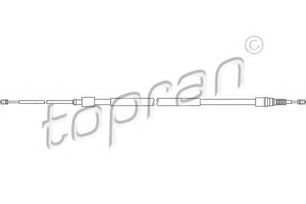 TOPRAN 721 672 Трос, стояночная тормозная система для CITROËN C4 I (CитроËн С4 и) TOPRAN 721 672 Трос, стояночная тормозная система для CITROËN C4 I (CитроËн С4 и)