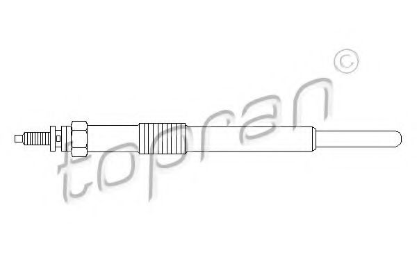 TOPRAN 721 402 Свеча накаливания для PEUGEOT 407 (Пежо 407) TOPRAN 721 402 Свеча накаливания для PEUGEOT 407 (Пежо 407)