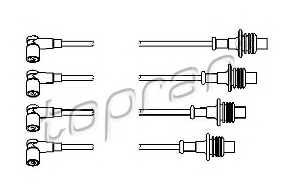 TOPRAN 721 503 Комплект проводов зажигания для CITROËN JUMPER (CитроËн Жумпэр) TOPRAN 721 503 Комплект проводов зажигания для CITROËN JUMPER (CитроËн Жумпэр)