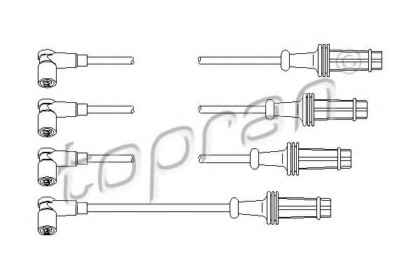 TOPRAN 721 506 Комплект проводов зажигания для CITROËN CHANSON (CитроËн Чансон) TOPRAN 721 506 Комплект проводов зажигания для CITROËN CHANSON (CитроËн Чансон)