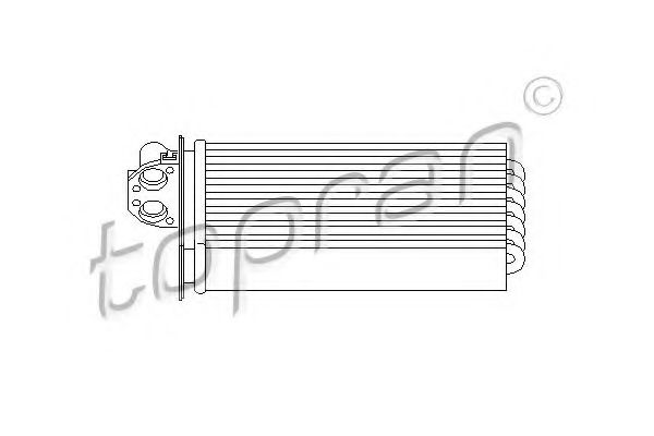 TOPRAN 721 424 Теплообменник, отопление салона для PEUGEOT 205 II (Пежо 205 2) TOPRAN 721 424 Теплообменник, отопление салона для PEUGEOT 205 II (Пежо 205 2)