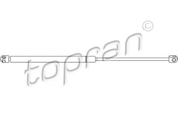 TOPRAN 721 278 Газовая пружина, крышка багажник для PEUGEOT 205 II (Пежо 205 2) TOPRAN 721 278 Газовая пружина, крышка багажник для PEUGEOT 205 II (Пежо 205 2)