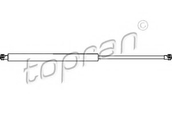 TOPRAN 721 290 Газовая пружина, крышка багажник для PEUGEOT 106 I (Пежо 106 и) TOPRAN 721 290 Газовая пружина, крышка багажник для PEUGEOT 106 I (Пежо 106 и)