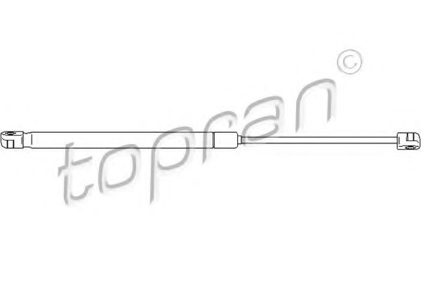 TOPRAN 721 282 Газовая пружина, крышка багажник для PEUGEOT (Пежо) TOPRAN 721 282 Газовая пружина, крышка багажник для PEUGEOT (Пежо)