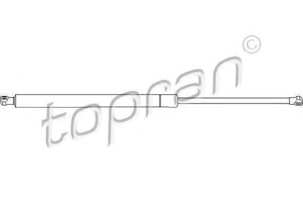 TOPRAN 721 291 Газовая пружина, крышка багажник для PEUGEOT (Пежо) TOPRAN 721 291 Газовая пружина, крышка багажник для PEUGEOT (Пежо)