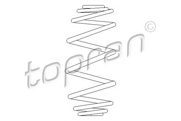 TOPRAN 207 594 Пружина ходовой части для OPEL ASTRA G (Опель Астра г) TOPRAN 207 594 Пружина ходовой части для OPEL ASTRA G (Опель Астра г)