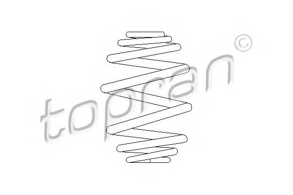 TOPRAN 207 595 Пружина ходовой части для OPEL ASTRA F (Опель Астра ф) TOPRAN 207 595 Пружина ходовой части для OPEL ASTRA F (Опель Астра ф)