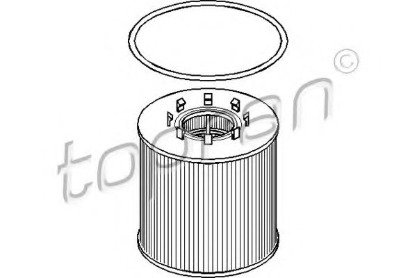 TOPRAN 207 012 Масляный фильтр 