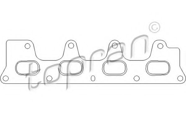 TOPRAN 700 624 Прокладка, выпускной коллектор для RENAULT LAGUNA II ER (Рено Лагуна 2 ер) TOPRAN 700 624 Прокладка, выпускной коллектор для RENAULT LAGUNA II ER (Рено Лагуна 2 ер)
