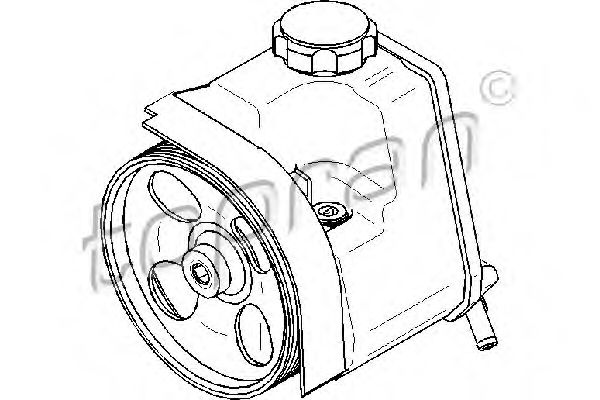 TOPRAN 722 567 Гидравлический насос, рулевое управление для PEUGEOT 206 SW (Пежо 206 св) TOPRAN 722 567 Гидравлический насос, рулевое управление для PEUGEOT 206 SW (Пежо 206 св)