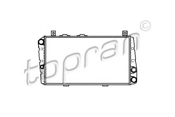 TOPRAN 112 240 Радиатор, охлаждение двигателя для SKODA FELICIA II (Шкода Фелиция 2) TOPRAN 112 240 Радиатор, охлаждение двигателя для SKODA FELICIA II (Шкода Фелиция 2)