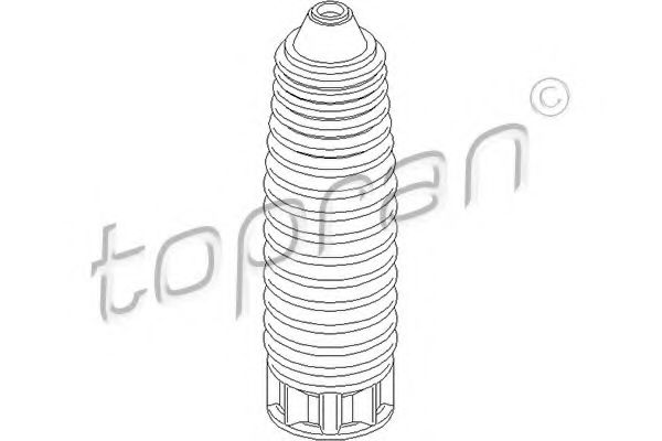TOPRAN 722 480 Защитный колпак пыльник, амортизатор для PEUGEOT 407 (Пежо 407) TOPRAN 722 480 Защитный колпак пыльник, амортизатор для PEUGEOT 407 (Пежо 407)