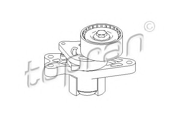 TOPRAN 722 416 Натяжитель ремня, клиновой зубча для CITROËN NEMO (CитроËн Нэмо)