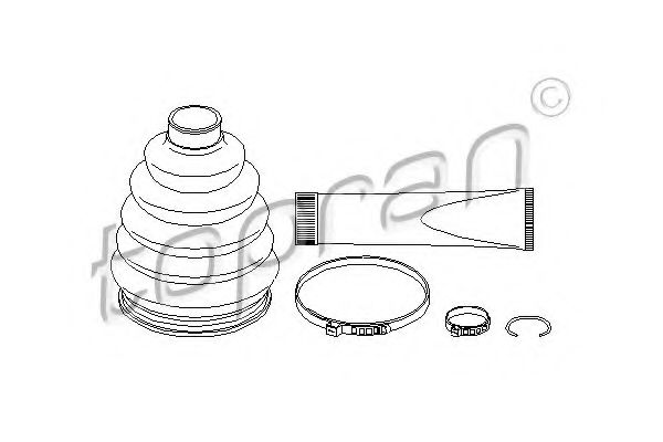 TOPRAN 207 120 Комплект пылника, приводной вал для OPEL ZAFIRA B (Опель Зафира б) TOPRAN 207 120 Комплект пылника, приводной вал для OPEL ZAFIRA B (Опель Зафира б)