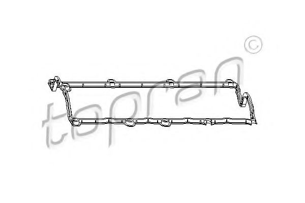 TOPRAN 207 715 Прокладка, крышка головки цилиндра для OPEL (Опель)