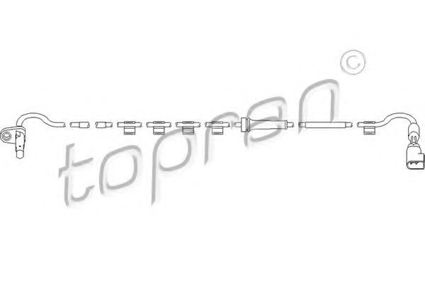 TOPRAN 303 961 Датчик, частота вращения колеса для FORD (Форд) TOPRAN 303 961 Датчик, частота вращения колеса для FORD (Форд)