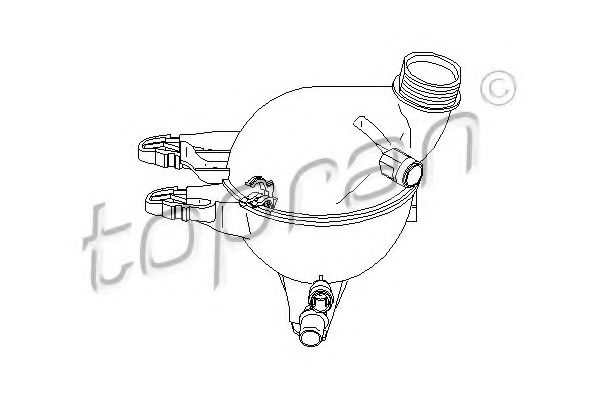 TOPRAN 722 676 Компенсационный бак, охлаждающая жидкость для PEUGEOT 207 SW (Пежо 207 св) TOPRAN 722 676 Компенсационный бак, охлаждающая жидкость для PEUGEOT 207 SW (Пежо 207 св)