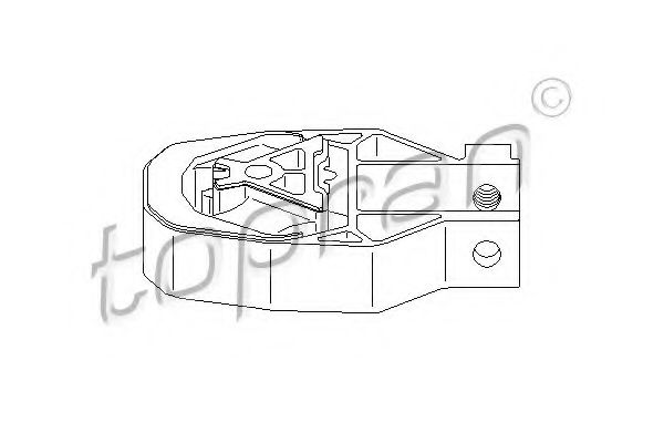 TOPRAN 304 018 Подвеска, автоматическая коробка передач; Подвеска, ступенчатая коробка передач 