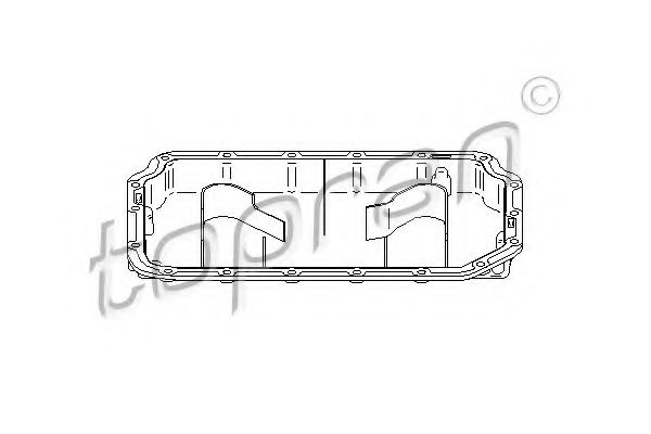 TOPRAN 112 859 Масляный поддон для AUDI 90 (Ауди 90) TOPRAN 112 859 Масляный поддон для AUDI 90 (Ауди 90)