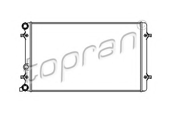 TOPRAN 112 325 Радиатор, охлаждение двигателя для AUDI TT (Ауди Тт) TOPRAN 112 325 Радиатор, охлаждение двигателя для AUDI TT (Ауди Тт)