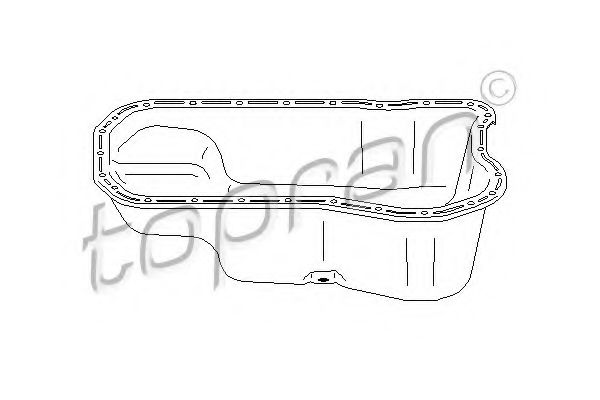 TOPRAN 113 274 Масляный поддон 