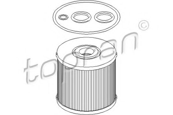 TOPRAN 113 229 Масляный фильтр 
