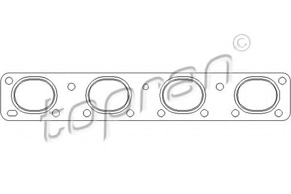TOPRAN 501 709 Прокладка, выпускной коллектор для BMW Z4 (Бмв Z4) TOPRAN 501 709 Прокладка, выпускной коллектор для BMW Z4 (Бмв Z4)