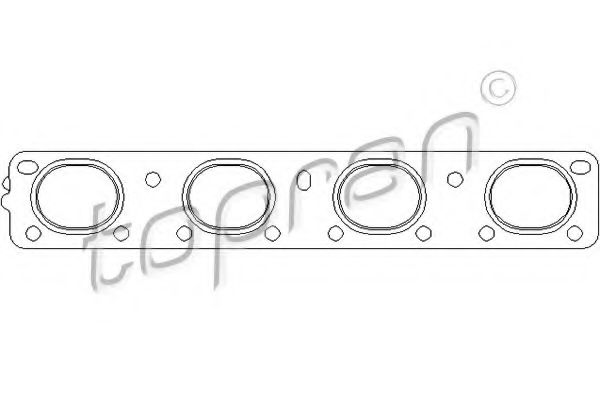 TOPRAN 501 707 Прокладка, выпускной коллектор для BMW 1 (Бмв 1) TOPRAN 501 707 Прокладка, выпускной коллектор для BMW 1 (Бмв 1)