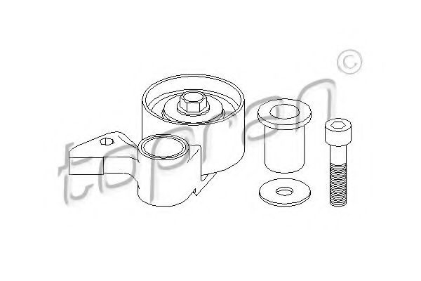 TOPRAN 112 929 Устройство для натяжения ремня, ремень ГРМ 
