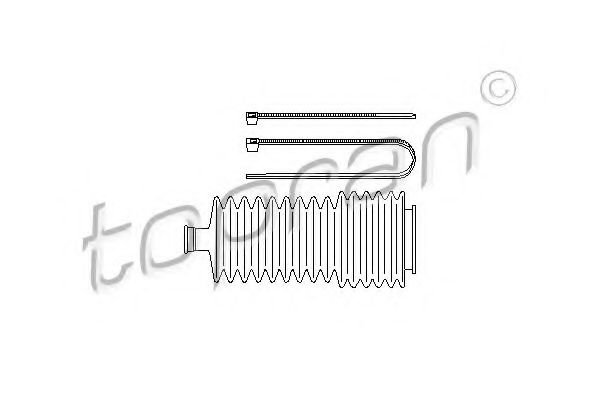 TOPRAN 700 745 Комплект пылника, рулевое управление для RENAULT LAGUNA I (Рено Лагуна 1) TOPRAN 700 745 Комплект пылника, рулевое управление для RENAULT LAGUNA I (Рено Лагуна 1)