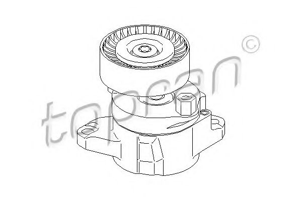 TOPRAN 407 858 Натяжитель ремня, клиновой зубча для MERCEDES-BENZ GL-CLASS (Мэрcэдэс-бэнз Жл класс) TOPRAN 407 858 Натяжитель ремня, клиновой зубча для MERCEDES-BENZ GL-CLASS (Мэрcэдэс-бэнз Жл класс)