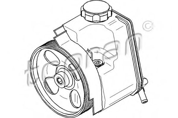 TOPRAN 722 817 Гидравлический насос, рулевое управление для PEUGEOT 206 SW (Пежо 206 св) TOPRAN 722 817 Гидравлический насос, рулевое управление для PEUGEOT 206 SW (Пежо 206 св)
