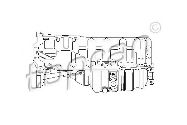 TOPRAN 113 322 Масляный поддон 