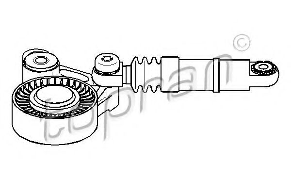 TOPRAN 112 964 Натяжитель ремня, клиновой зубча для VOLKSWAGEN TOUAREG (Фольксваген Туарег) TOPRAN 112 964 Натяжитель ремня, клиновой зубча для VOLKSWAGEN TOUAREG (Фольксваген Туарег)