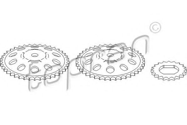 TOPRAN 206 525 Комплект шестерней, управление двигателем для OPEL ASTRA H HATCH (Опель Астра н хэтчбек) TOPRAN 206 525 Комплект шестерней, управление двигателем для OPEL ASTRA H HATCH (Опель Астра н хэтчбек)