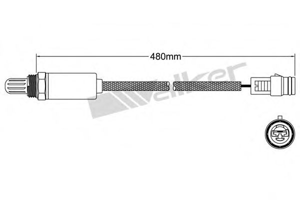 WALKER PRODUCTS 250-21009 Лямбда-зонд для HONDA CRX II (Хонда Cрх 2) WALKER PRODUCTS 250-21009 Лямбда-зонд для HONDA CRX II (Хонда Cрх 2)