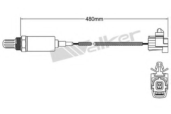 WALKER PRODUCTS 250-21010 Лямбда-зонд для KIA MENTOR (Киа Мэнтор) WALKER PRODUCTS 250-21010 Лямбда-зонд для KIA MENTOR (Киа Мэнтор)