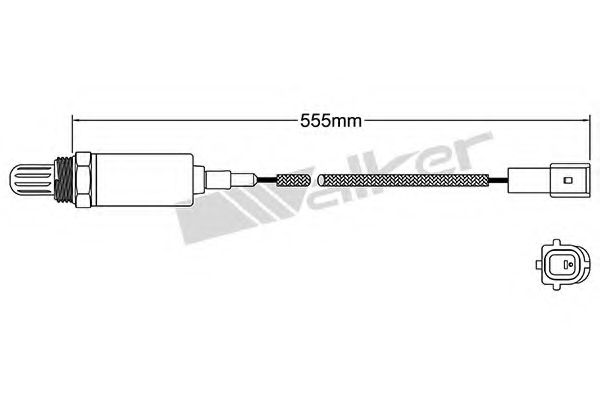 WALKER PRODUCTS 250-21020 Лямбда-зонд для MAZDA 626 III (Мазда 626 3) WALKER PRODUCTS 250-21020 Лямбда-зонд для MAZDA 626 III (Мазда 626 3)