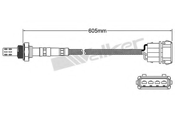 WALKER PRODUCTS 250-23013 Лямбда-зонд для VOLKSWAGEN T4 CARAVELLE (Фольксваген Т4 cараvэллэ) WALKER PRODUCTS 250-23013 Лямбда-зонд для VOLKSWAGEN T4 CARAVELLE (Фольксваген Т4 cараvэллэ)