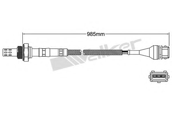WALKER PRODUCTS 250-23018 Лямбда-зонд для VOLKSWAGEN LT 28-35 I (Фольксваген Лт 28-35 и) WALKER PRODUCTS 250-23018 Лямбда-зонд для VOLKSWAGEN LT 28-35 I (Фольксваген Лт 28-35 и)